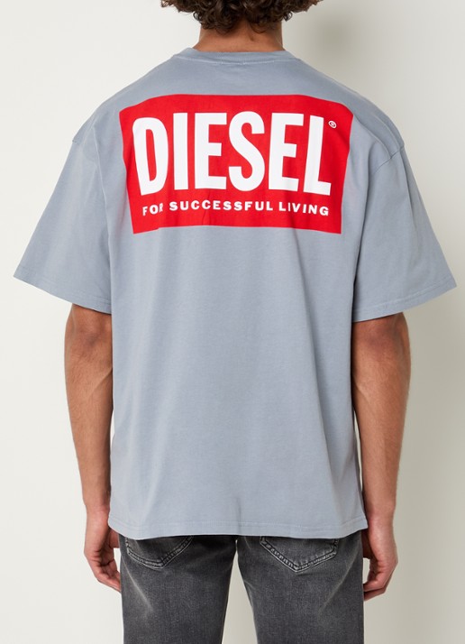 Diesel T-boxt T-shirt met logoprint