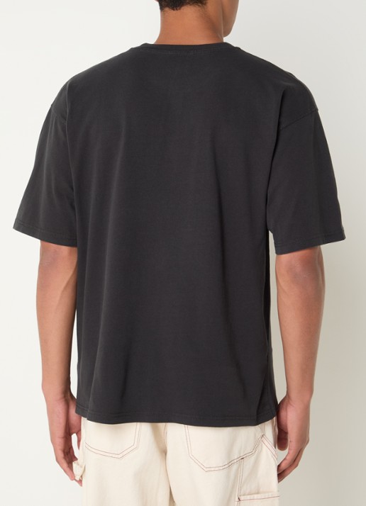 Diesel T-shirt met logoprint - achterkant 3 zwart