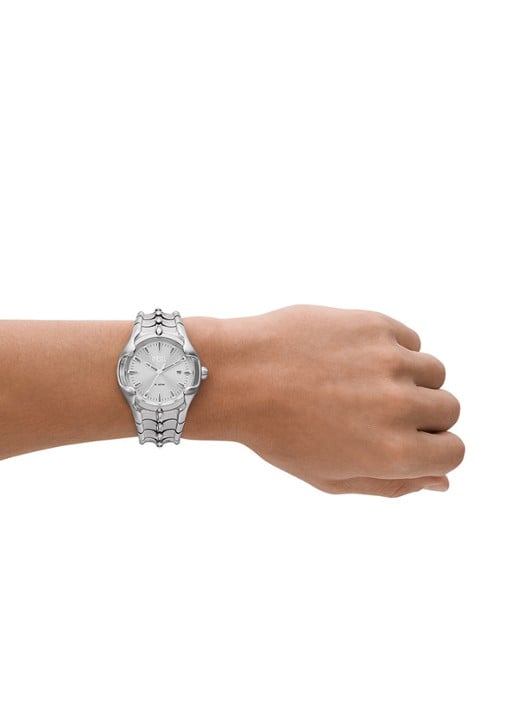 Diesel Vert Horloge DZ2185 - voorkant 2 zilver
