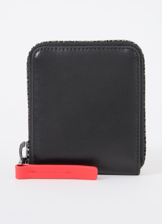 Diesel Zip-D portemonnee van leer