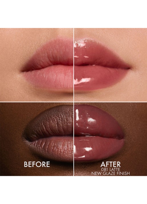 DIOR Addict Lip Glow Oil - voedende lipolie - achterkant 081 latte