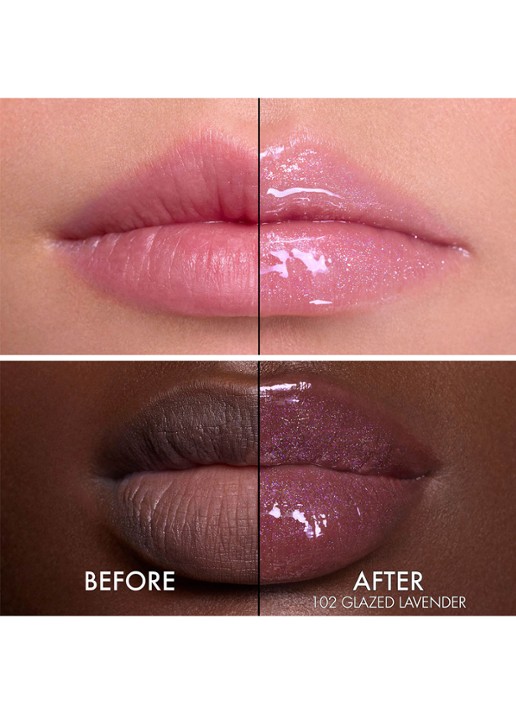 DIOR Dior Addict Lip Glow Butter - glanzende lipverzorging - achterkant 102 glazed lavender