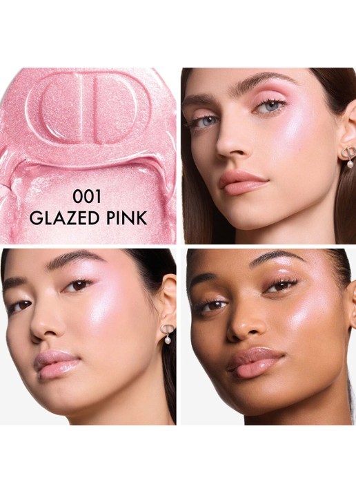 DIOR Dior Backstage Glassy Glow Stick - highlighter stick - voorkant 2 001 glazed pink