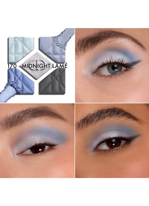DIOR Diorshow 5 Couleurs - Limited Edition oogschaduwpalette - voorkant 2 170 midnight lamé