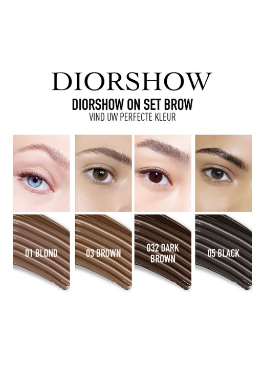 DIOR Diorshow On Set Brow Wenkbrauwgel - detail 5 003 - brown