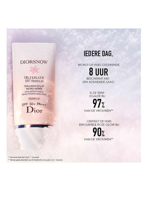 DIOR Diorsnow Ultimate UV Shield Tone Up SPF50+ PA++ - verhelderende dagcrème - detail 4 undefined
