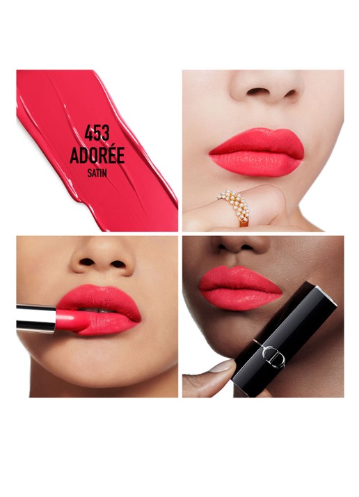 DIOR Rouge Dior Lipstick - detail 2 satijn - 453 adorée