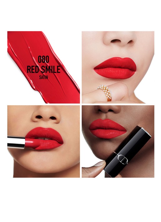 DIOR Rouge Dior Lipstick - detail 2 satijn - 080 smile
