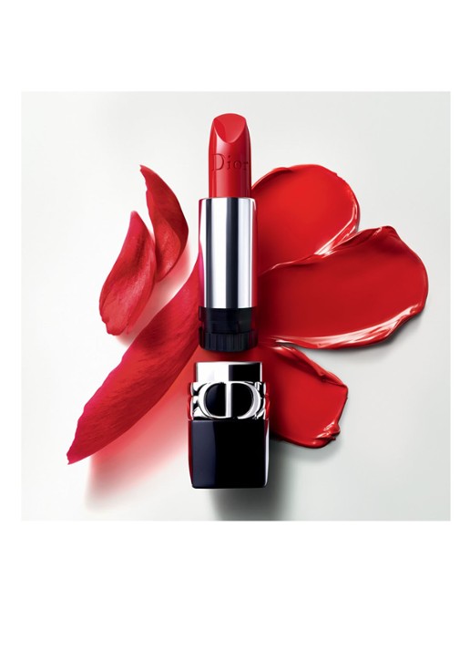 DIOR Rouge Dior navulbare lipstick - detail 6 mat - 888 strong red