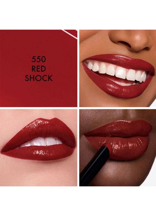 DIOR Rouge Dior On Stage - lipstick - detail 4 550 red shock