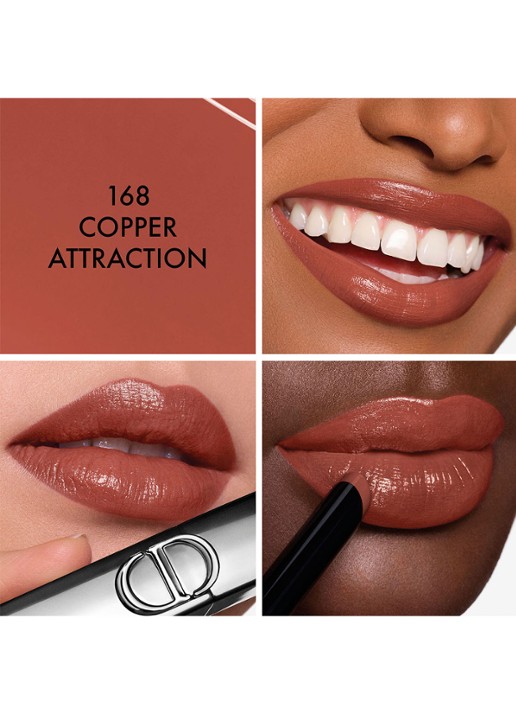 DIOR Rouge Dior On Stage - lipstick - detail 4 168 copper attraction