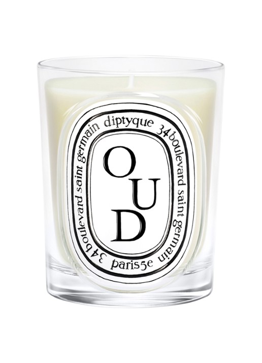 DIPTYQUE Oud Classic geurkaars 190 gram - voorkant 2 beige