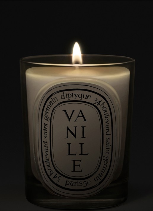 DIPTYQUE Vanilla Classic geurkaars 190 gram - voorkant 4 beige