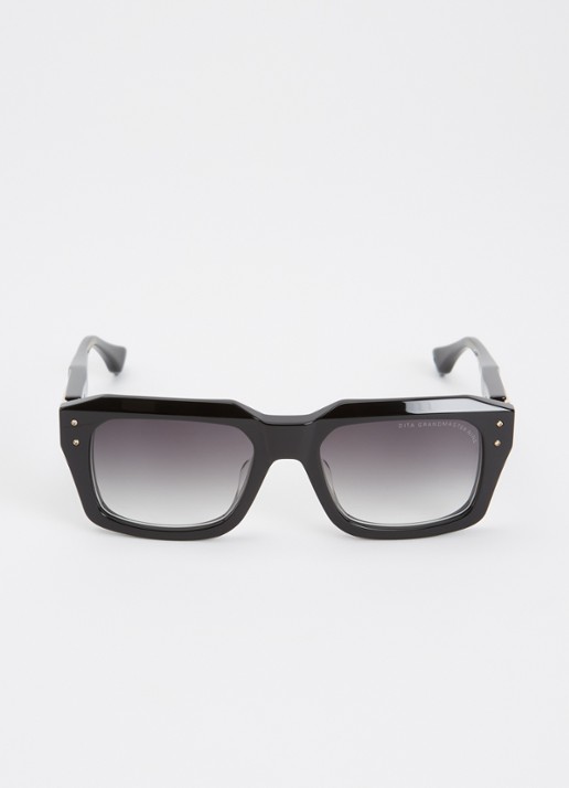 DITA Grandmaster-nine wayfarer zonnebril DTS464 - detail 2 zwart