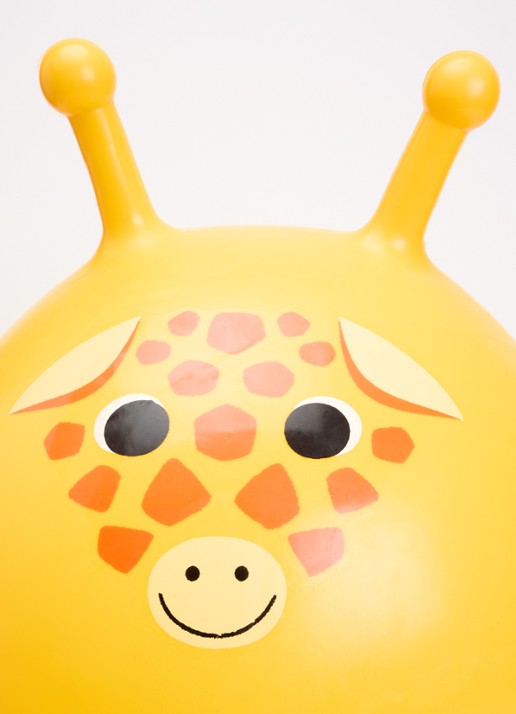 Djeco Jumpy Gigi skippybal  - voorkant 2 geel