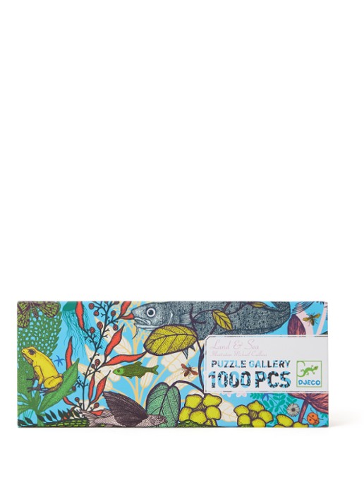 Djeco Land & Zee puzzel 1000 stukjes - voorkant blauw