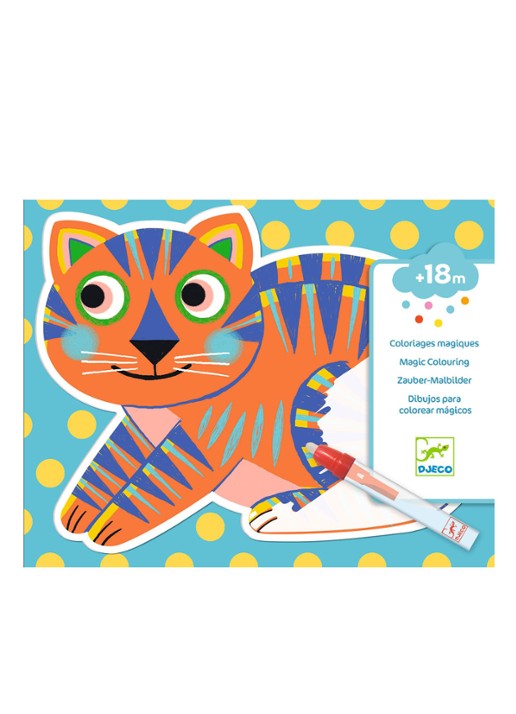 Djeco Magic Colouring Animalo-Ma knutselboek