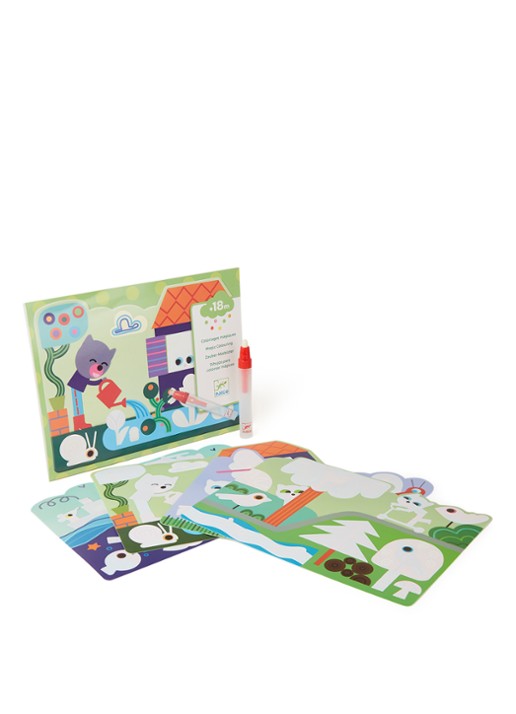 Djeco Magic Colouring Le Jardin knutselboek
