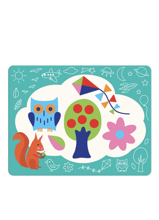 Djeco Magic Colouring Magic Scribbles knutselboek - voorkant 2 multicolor