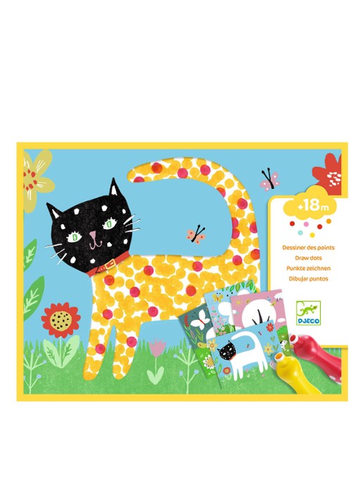 Djeco Small Dots tekenset