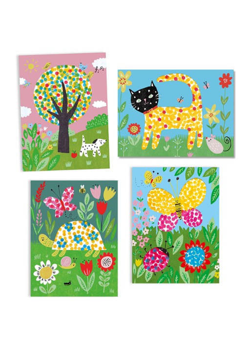 Djeco Small Dots tekenset  - voorkant 4 undefined