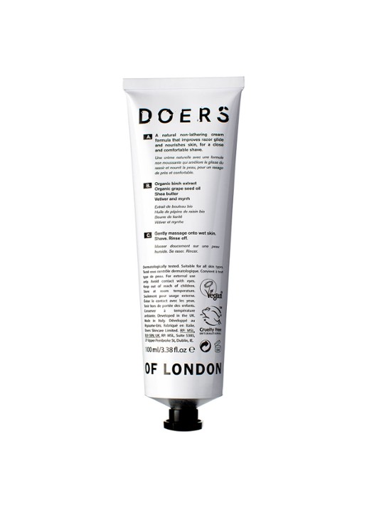 Doers of London Shave Cream - scheercrème - voorkant 2 undefined