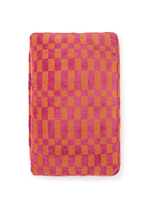 DOGGUO Block L hondenmand 105 x 65 cm  - voorkant 3 roze