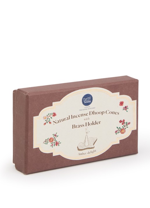 Doing Goods Amber Delight wierookkegels in geschenkverpakking