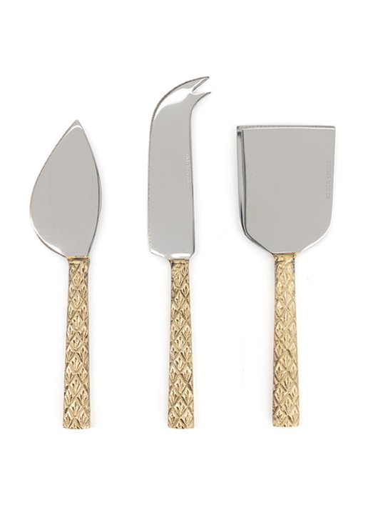 Doing Goods Chameli kaasmes set van 3 in giftbox - voorkant brons