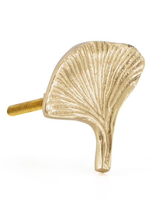 Doing Goods Flora Ginko knop - achterkant 4 brons