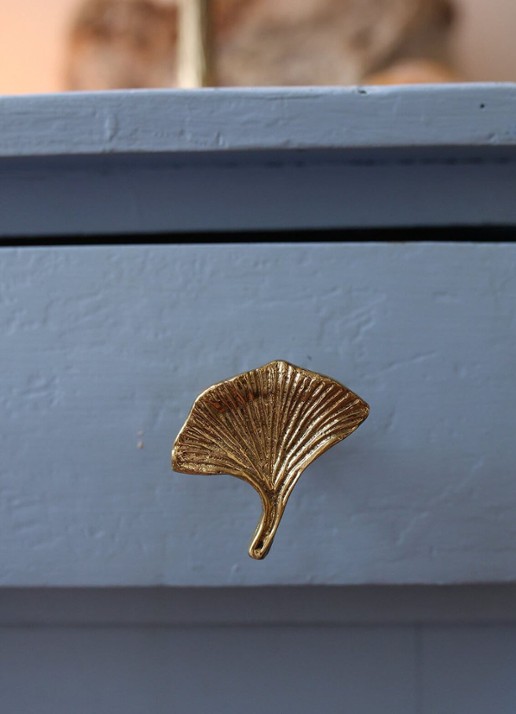 Doing Goods Flora Ginko knop - detail brons