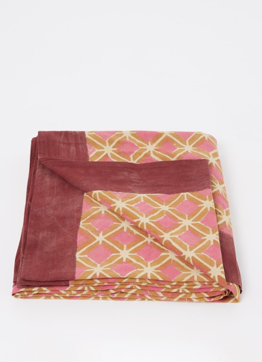 Doing Goods Helena plaid van katoen 240 x 280 cm