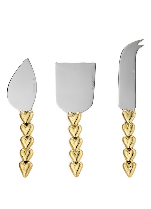 Doing Goods Holly Hart kaasmessenset in giftbox 3-delig - voorkant 4 goud