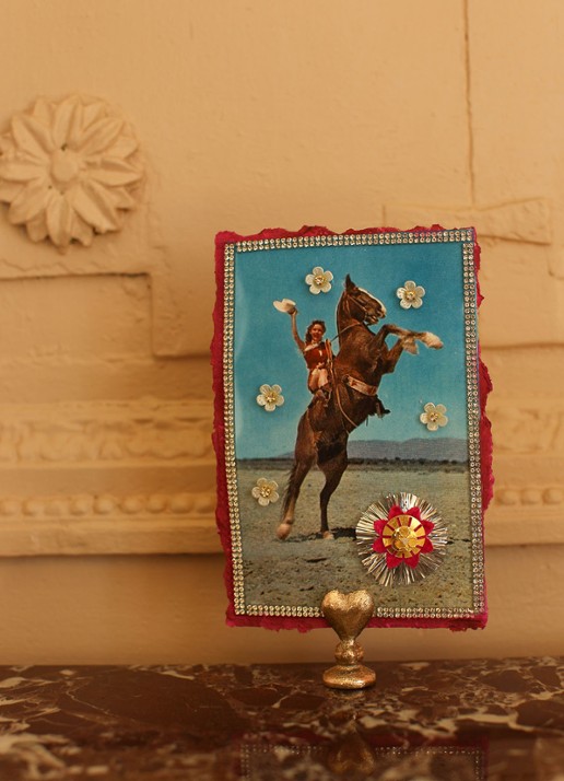 Doing Goods Holy Heart kaarthouder 3,5 cm - voorkant 2 goud