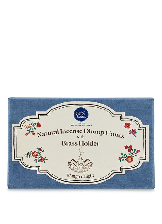 Doing Goods Incense Cones Giftset Mango - achterkant 3 brons