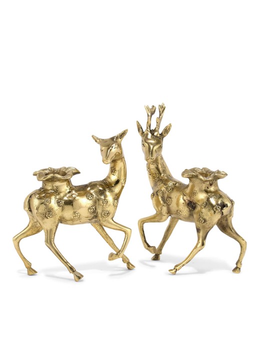 Doing Goods Lovely Deer kandelaar set van 2
