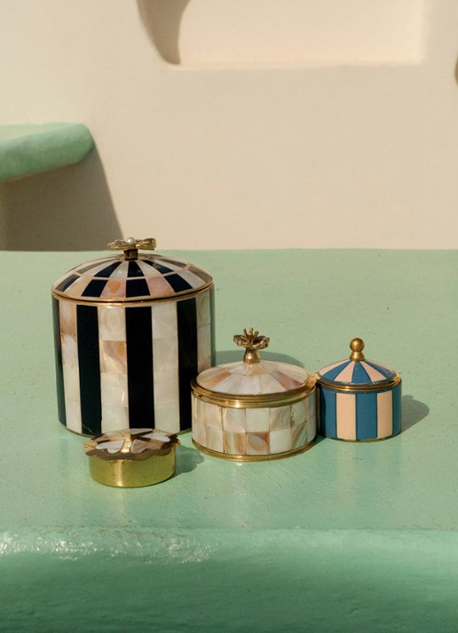 Doing Goods Maisie Sieradendoosje Parelmoer - detail 6 goud
