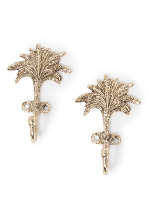 Doing Goods Marlin Palm wandhaak 7,5 cm set van 2