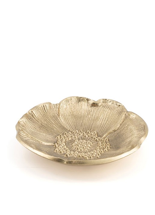 Doing Goods Mia Poppy schaal 12 cm - achterkant brons