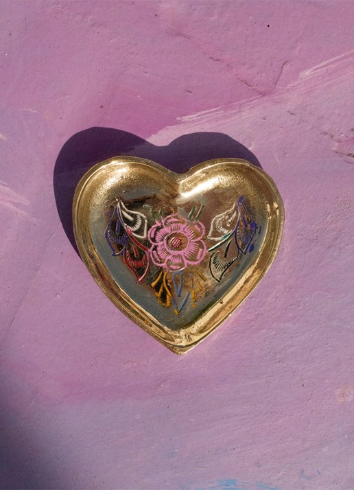 Doing Goods Miracle mila heart schaaltje - voorkant 2 goud