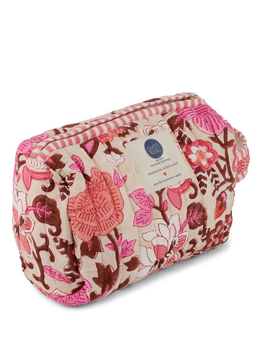 Doing Goods Molly make-up tas - achterkant 5 roze