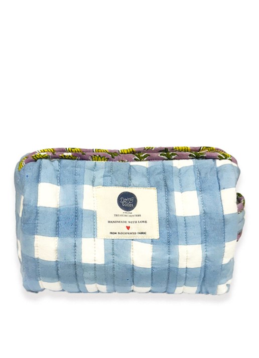 Doing Goods Nova make-up tas met ruitdessin