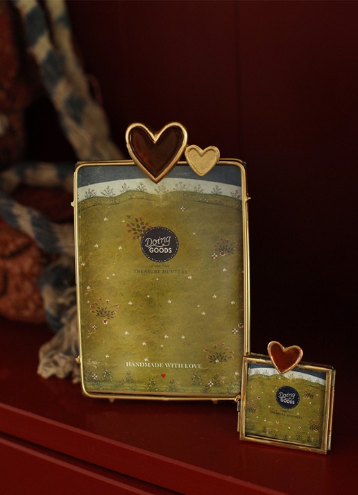 Doing Goods Pyar Heart Mini fotolijst 7,5 cm x 5 cm - detail 5 goud