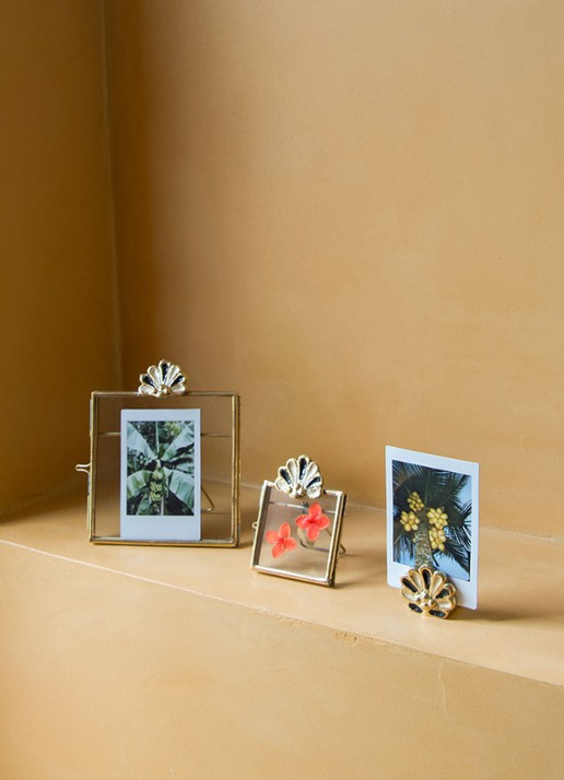 Doing Goods Rosie Roset kaarthouder - voorkant 2 goud