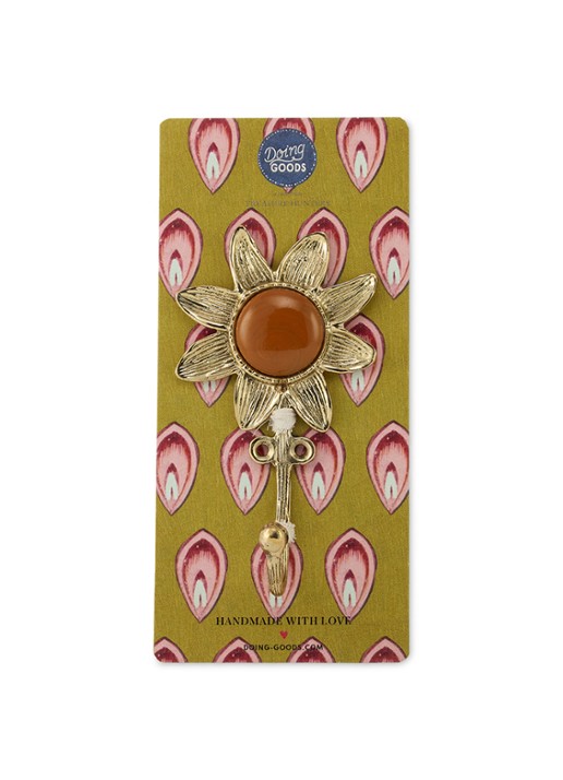 Doing Goods Sera Sun wandhaak 13 cm - detail 5 goud