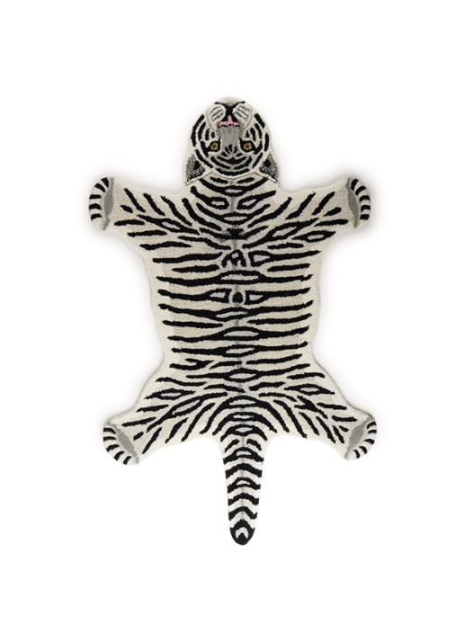 Doing Goods Snowy Tiger Large vloerkleed 150 x 90 cm