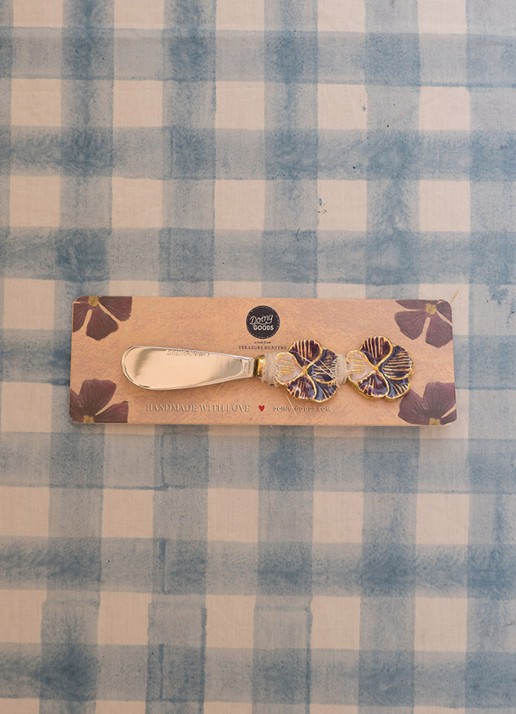 Doing Goods Valery Violet botermes - detail goud