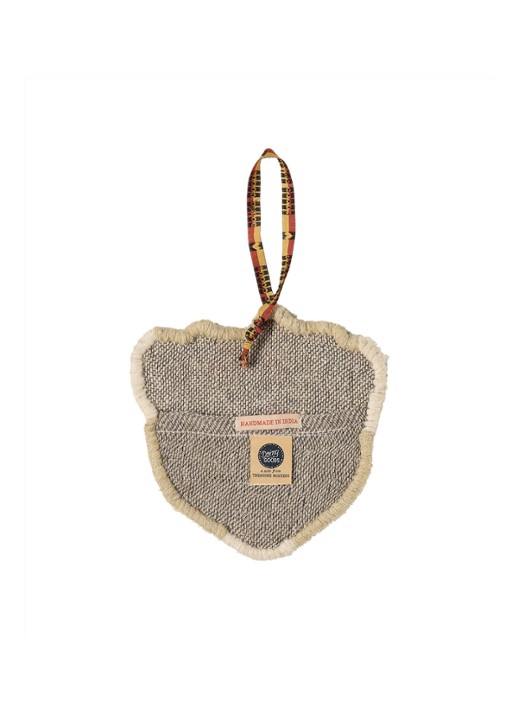 Doing Goods Witte Tijger hanger - achterkant beige