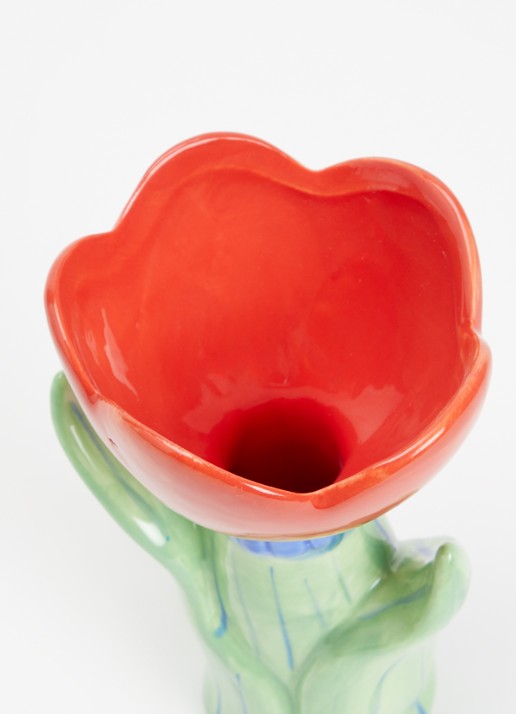 DOIY Bloom Small vaas 15 cm - voorkant 2 groen