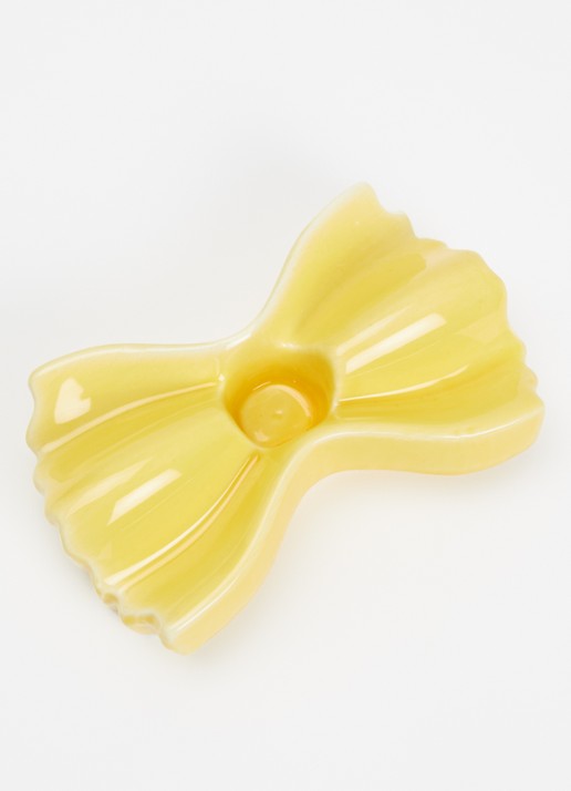 DOIY Farfalle kandelaar 3 cm - voorkant 2 geel